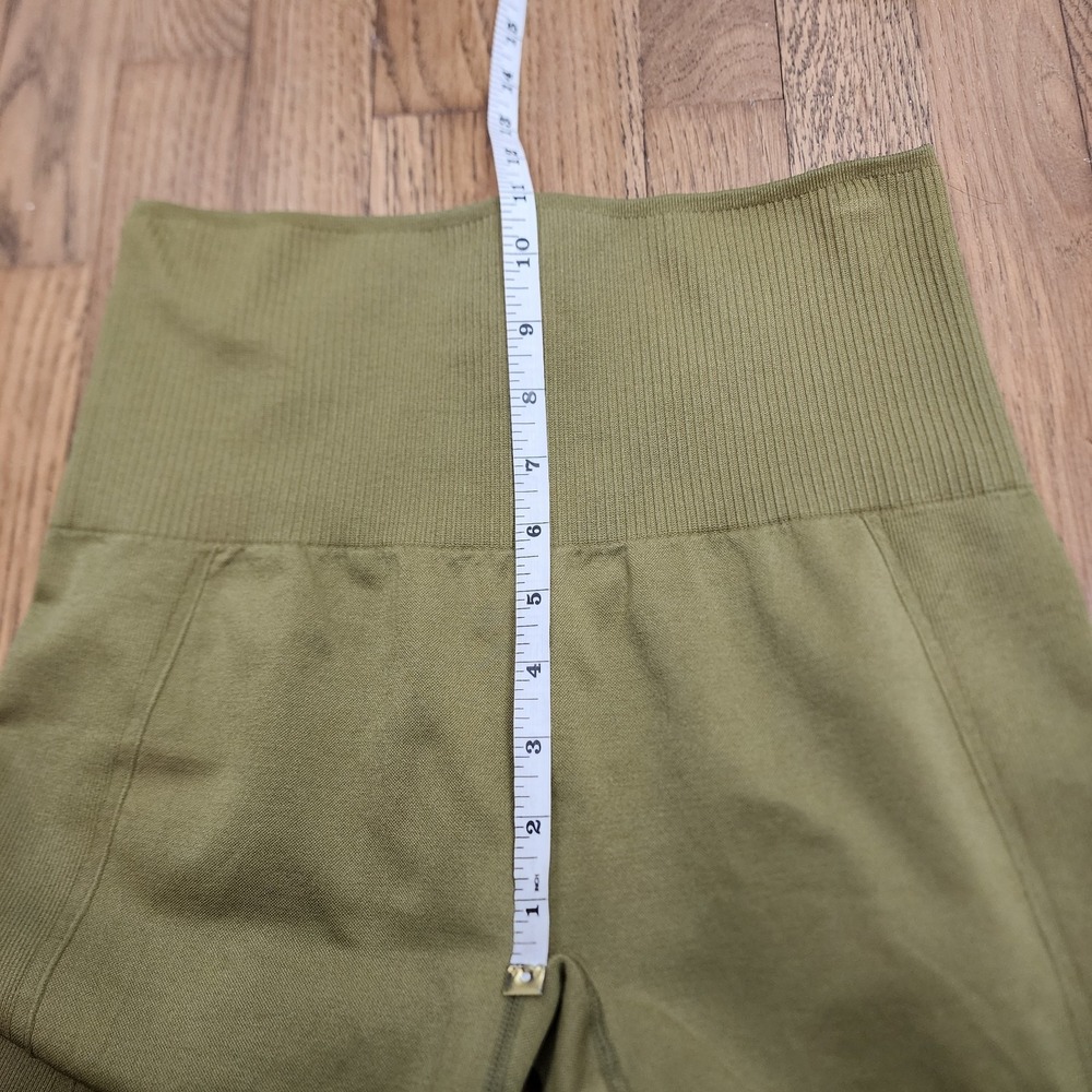 Thirdlove Flex Seamless Compression Leggings Gree… - image 8